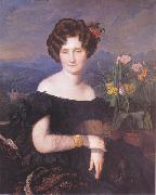 Portrait of Johanna Borckenstein, Ferdinand Georg Waldmuller